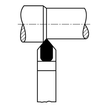 WILKE burin tournant DIN 4975 16 x 10 mm (4118620052)