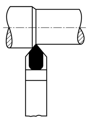 WILKE cincel giratorio DIN 4975 25 x 16 mm (4118620152)