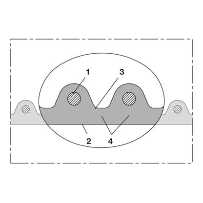 NORRES Saug- und Förderschlauch AIRDUC® PUR 356 AS Innen-Ø 32 mm ( 4501400200 )