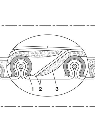 NORRES Absaug- und Gebläseschlauch TIMBERDUC® PUR 532 AS Innen-Ø 60 mm ( 4501400231 )