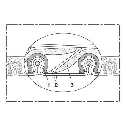 Tuyau d'aspiration et de soufflage NORRES TIMBERDUC® PUR 532 AS Ø intérieur 70 mm (4501400232)