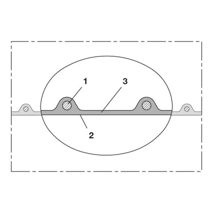 NORRES Absaug- und Förderschlauch TIMBERDUC® PUR 533 AS Innen-Ø 80 mm ( 4501400254 )