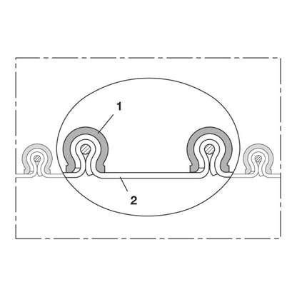 Tuyau d'aspiration NORRES CP HiTex 480 Ø intérieur 50-51 mm (4501400461)