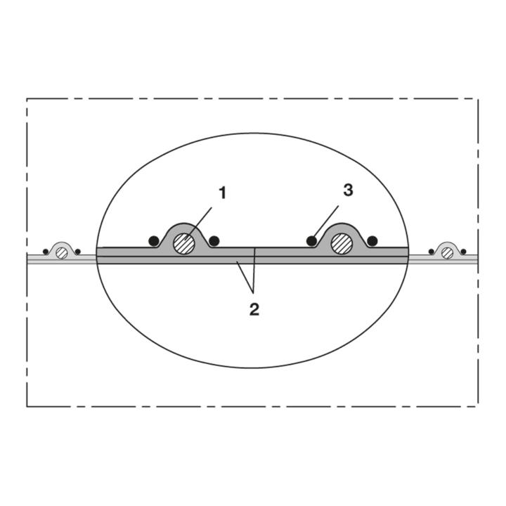 Tuyau d'aspiration et de soufflage NORRES NEO 390 TWO Ø intérieur 57 mm (4501400623)