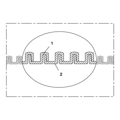 Tuyau d'aspiration NORRES EVA 373 Ø intérieur 32 mm (4501400680)