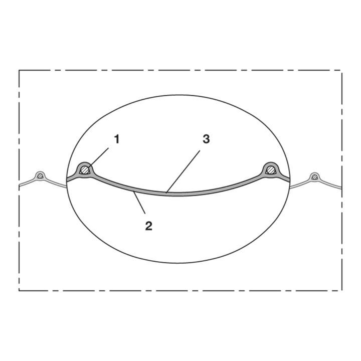 Tuyau d'aspiration et de soufflage NORRES PROTAPE® PVC 371 Ø intérieur 150-152 mm (4501401249)