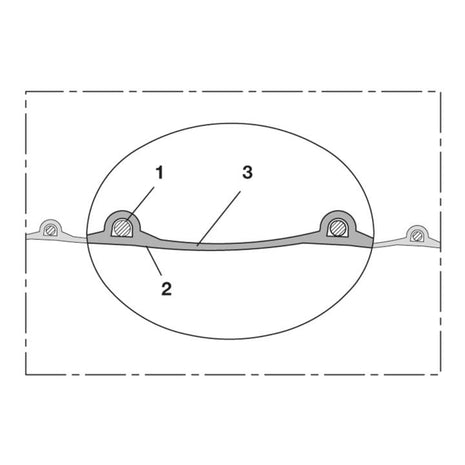 NORRES Absaug- und Gebläseschlauch PROTAPE® PUR 330 FOOD Innen-D. 100 mm Außen-D. 108 mm ( 4501402220 )