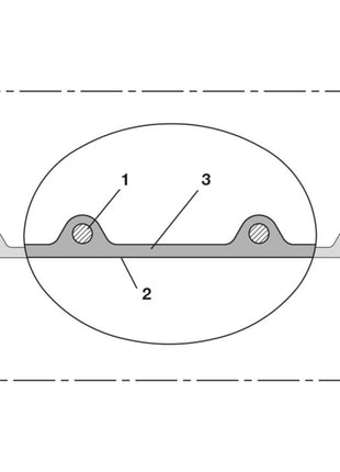 NORRES Absaug- und Förderschlauch AIRDUC® PUR 351 FOOD Innen-Ø 32 mm Außen-Ø 40,00 mm ( 4501402278 )