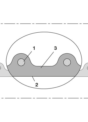 Tuyau d'aspiration et de refoulement NORRES AIRDUC® PUR-INOX 355 FOOD-AS Ø intérieur 25 mm Ø extérieur 32,00 mm (4502401020)