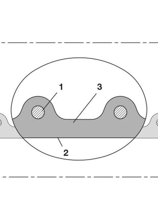 NORRES Absaug- und Förderschlauch AIRDUC® PUR-INOX 355 FOOD-AS Innen-Ø 40 mm Außen-Ø 50,00 mm ( 4502401022 )