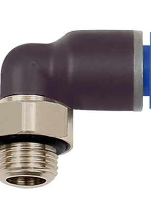 RIEGLER L-Steckverschraubung Blaue Serie Außengewinde G 1/4 ″ SW 17 mm ( 4588880197 )