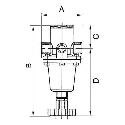 Régulateur de pression RIEGLER filetage standard mm 15,39 (4588880451)