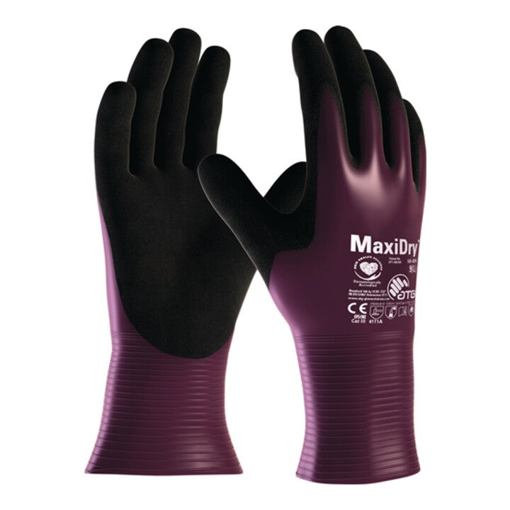 Gants chimiques ATG MaxiDry® 56-426 taille 10 violet/noir ( 4702000168 )