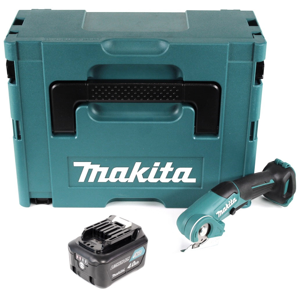 Makita CP 100 DM1J Akku Universalschere 10,8V Multi Cutter im Makpac + 1x 4,0Ah Akku - ohne Ladegerät - Toolbrothers