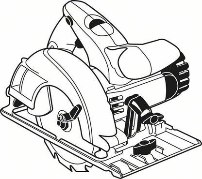 BOSCH Kreissägeblatt Außen-Ø 165 mm Zähnezahl 4 TCG ( 8000342214 )