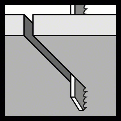 BOSCH Stichsägeblatt T 121 GF Gesamtlänge 92 mm ( 8000345985 )