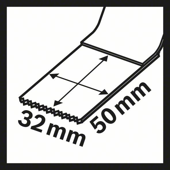 BOSCH Tauchsägeblatt AIZ 32 AB Breite 32 mm Eintauchtiefe 50 mm ( 8000346229 )