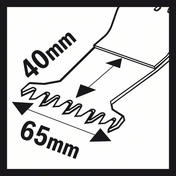 BOSCH Tauchsägeblatt AII 65 BSPB Breite 65 mm Eintauchtiefe 40 mm ( 8000346260 )