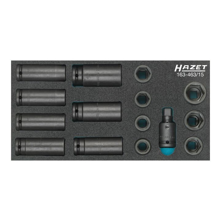 HAZET module d'outils 163-463/15 15 pièces (8000465290)