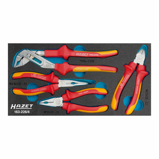 HAZET module d'outils 163-226/4 en 4 parties (8000468005)