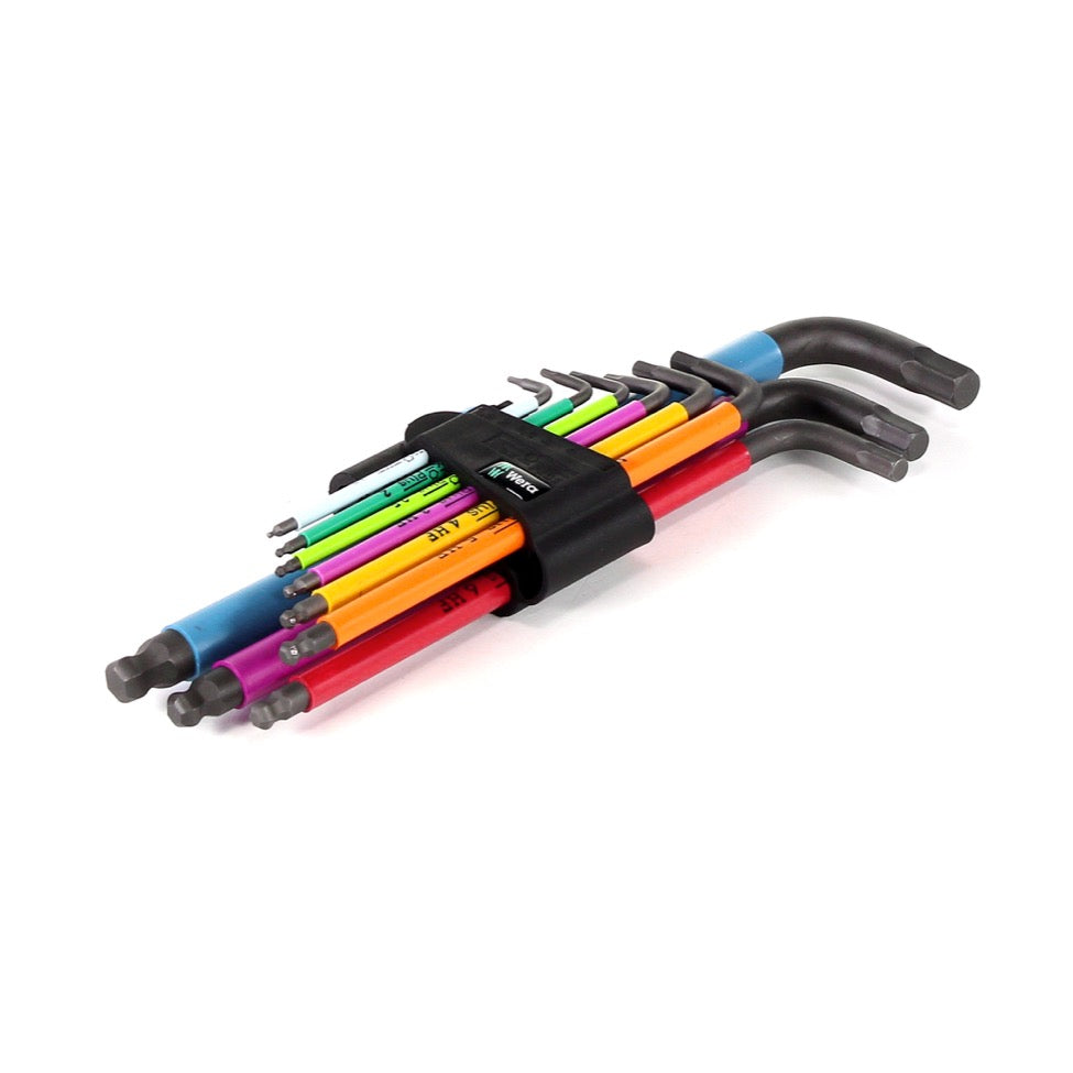 Wera 950/9 Hex-Plus Multicolour HF 1 Winkelschlüsselsatz - 9-teilig, mit Haltefunktion ( 05022210001 ) - Toolbrothers