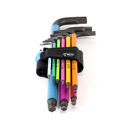 Wera 950/9 Hex-Plus Multicolour HF 1 Winkelschlüsselsatz - 9-teilig, mit Haltefunktion ( 05022210001 ) - Toolbrothers