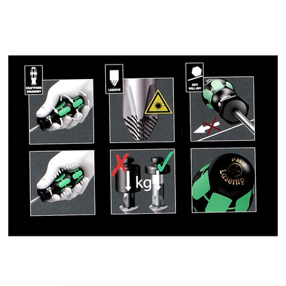 Wera Kraftform Big Pack 300 Schraubendreher Set 14 tlg. + 2x Rack Wandhalterung ( 05105630001 ) - Toolbrothers