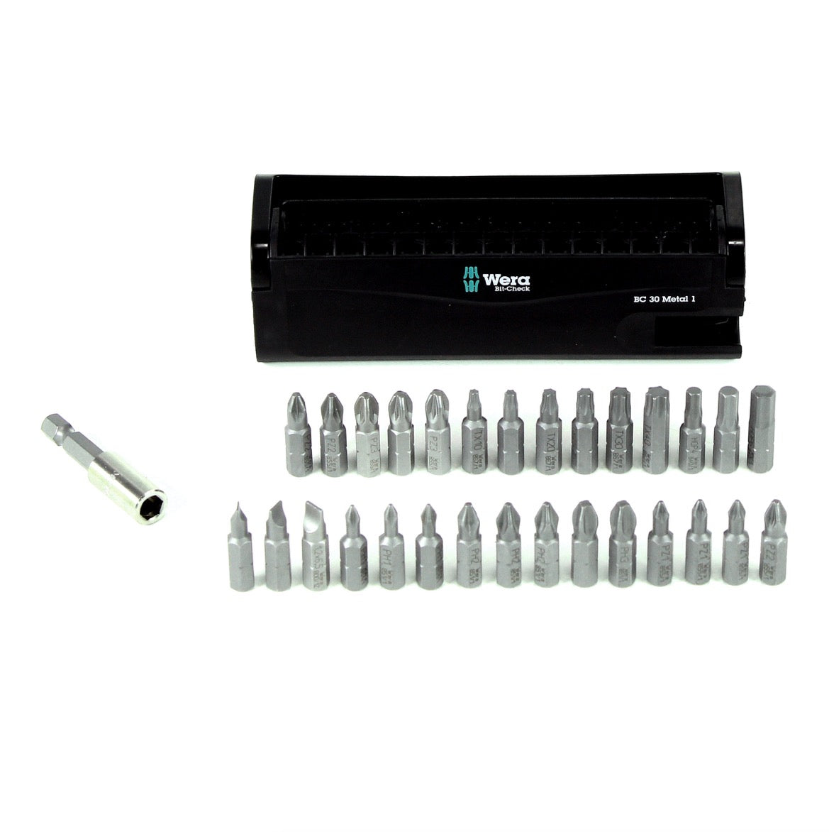 Wera Bit-Check 30 Metal 1 Bit-Set mit Universalhalter ( 05057434001 ) - Toolbrothers