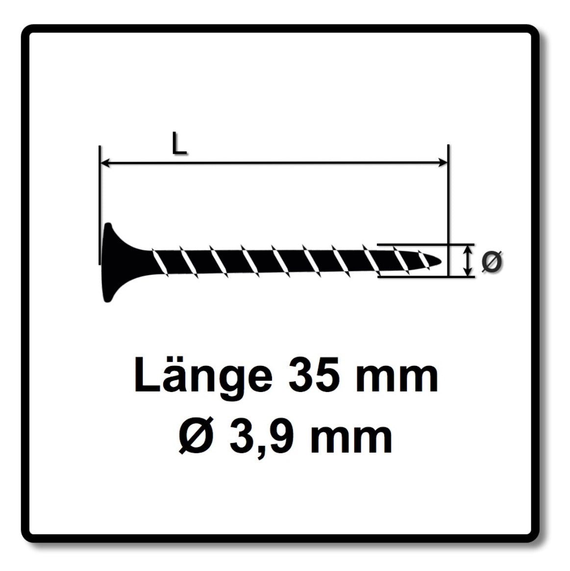 SENCO DS 5550 18V DuraSpin Magazin Schrauber ( 7W2001N ) mit 2x 3,0 Ah Akkus, Ladegerät und 1000x Grobgewinde Schrauben 3,9x35 - Toolbrothers