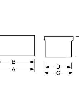 LA-KA-PE Sichtlagerkasten LK L85/65xB105xH45mm ( 9000449060 )