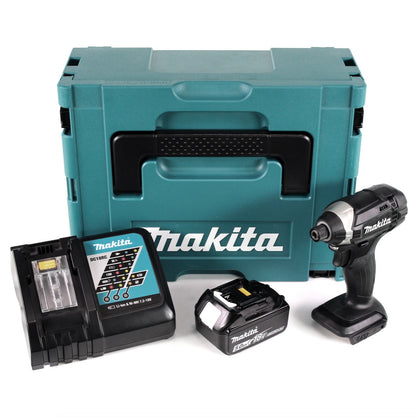 Makita DTD 152 RT1J B 18 V Li-Ion Akku Schlagschrauber Sonderausgabe in schwarz im Makpac + 1 x BL 1850 5,0 Ah Akku + 1 x DC 18 RC Ladegerät - Toolbrothers