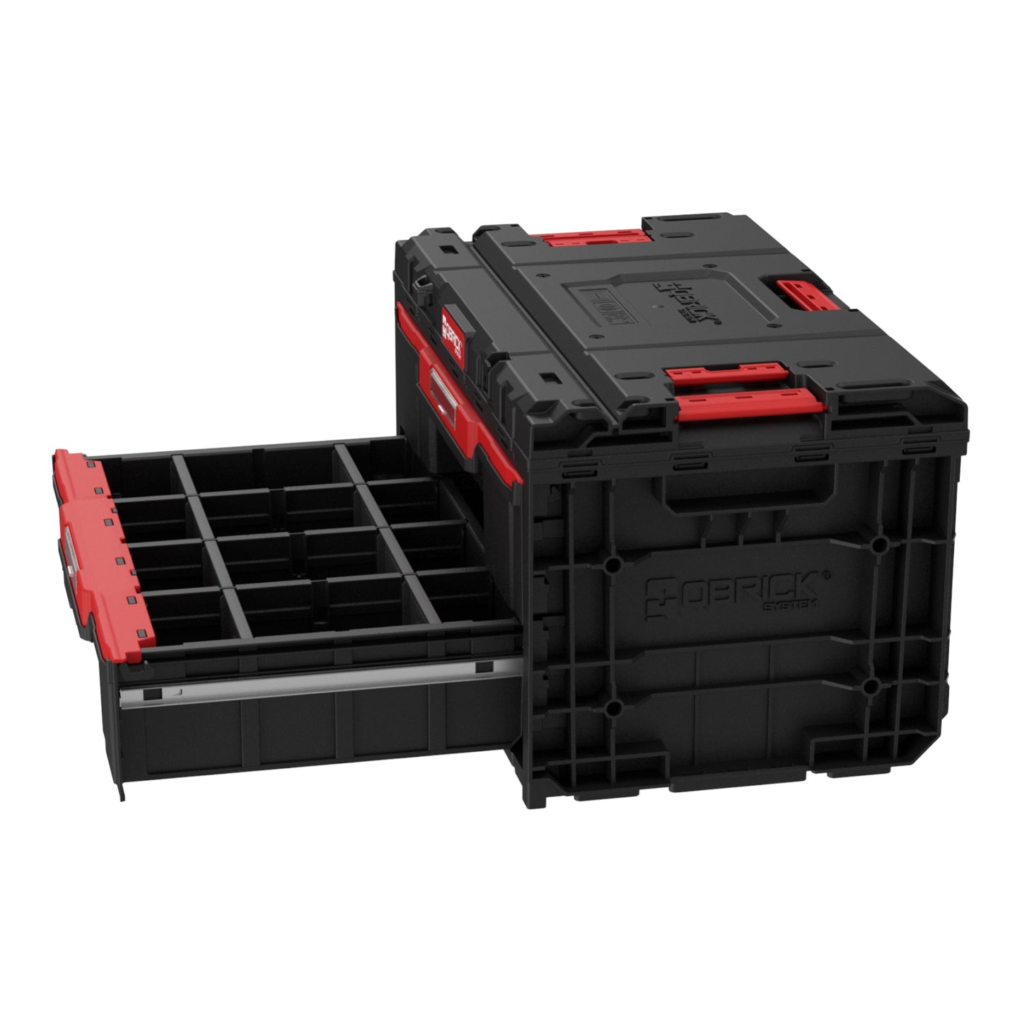 Qbrick System ONE Drawer 2 Toolbox 2.0 Werkzeugbox 587 x 380 x 340 mm 29 l mit zwei Schubladen