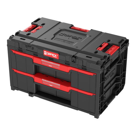 Qbrick System ONE Drawer 2 Toolbox 2.0 boîte à outils 587 x 380 x 340 mm 29 l avec deux tiroirs