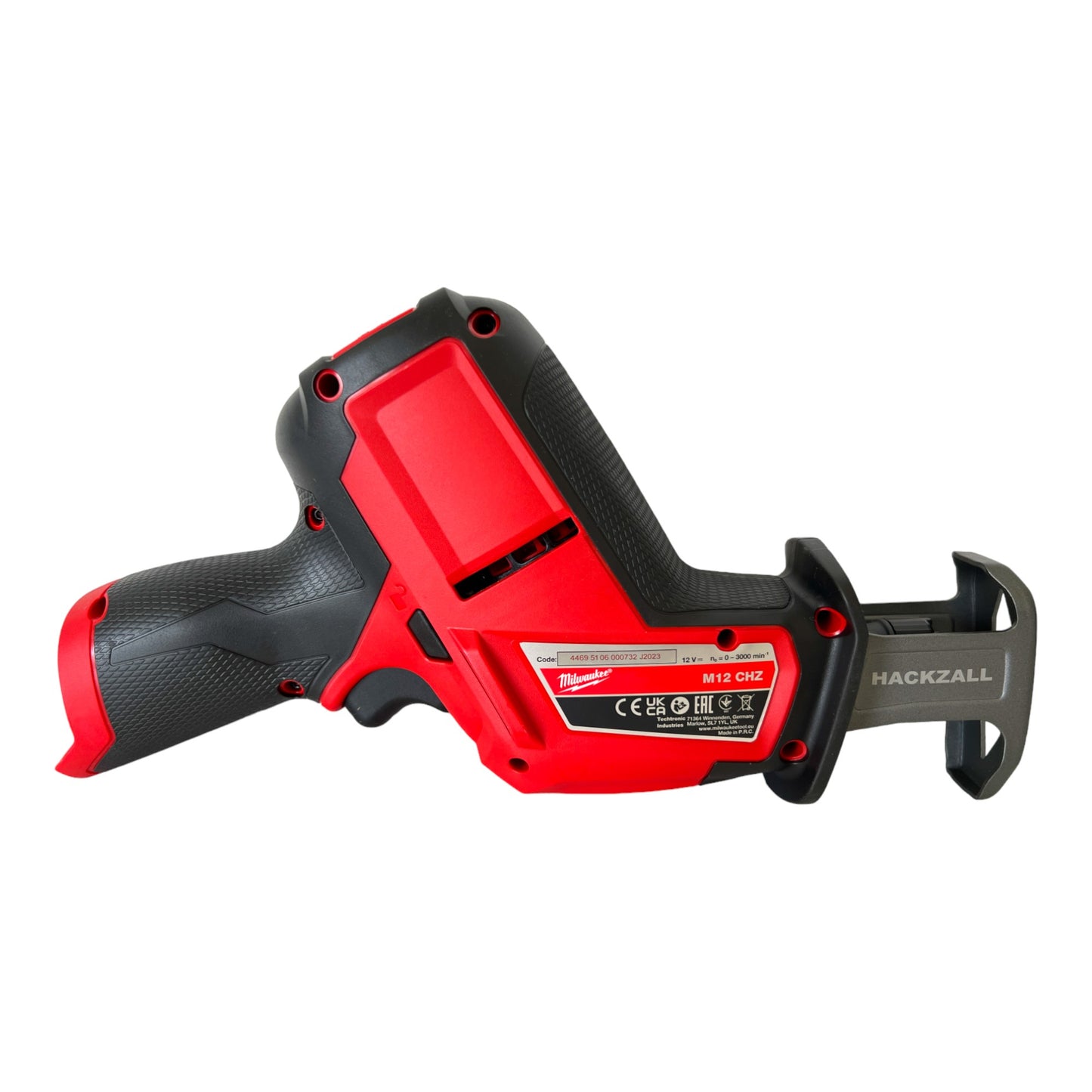 Scie sabre sur batterie Milwaukee M12 CHZ-0 12 V brushless (4933446960) Solo - sans batterie, sans chargeur