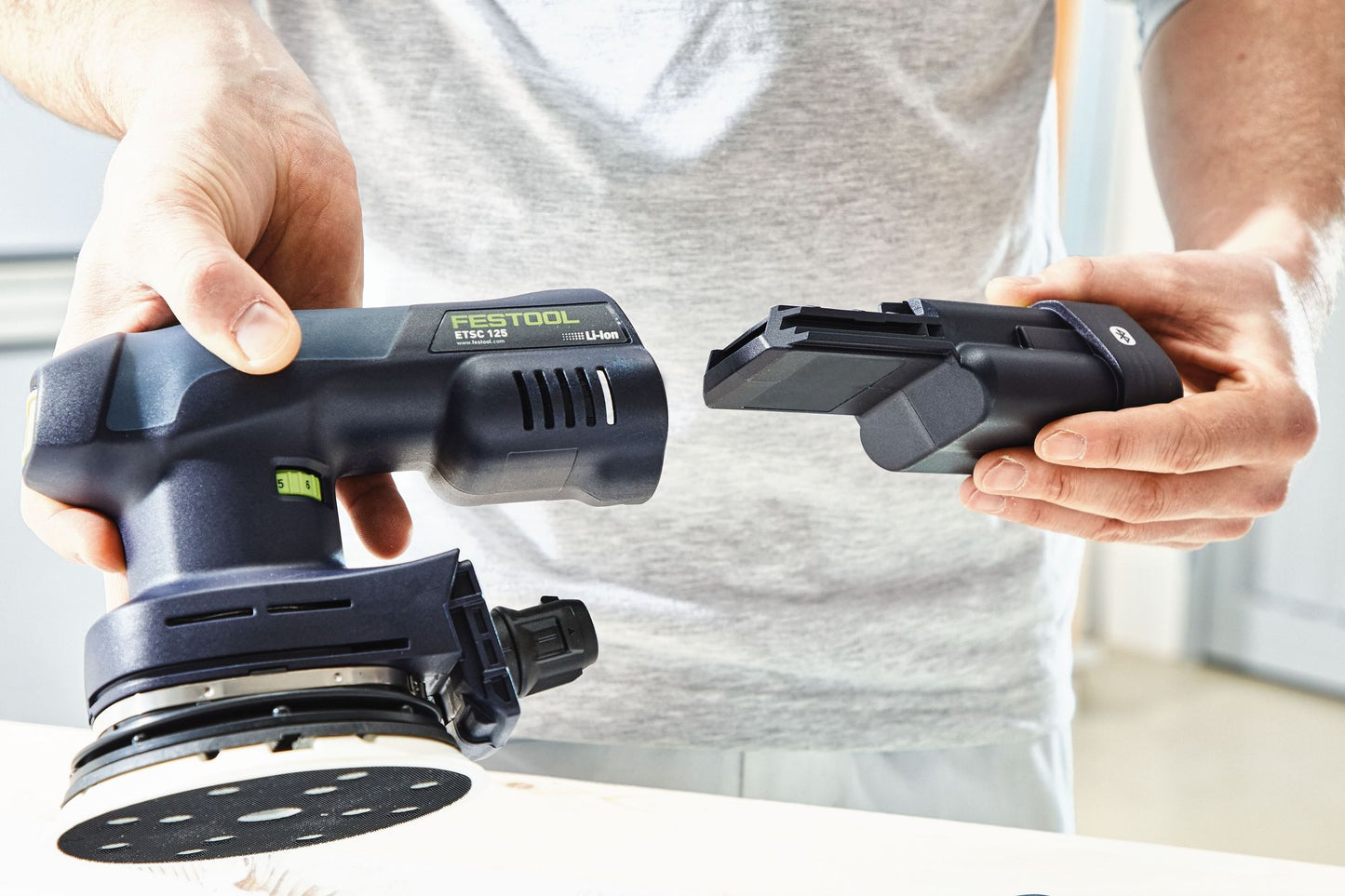 Festool ETSC 125 3,0 I-Set Akku-Exzenterschleifer ( 577689 )