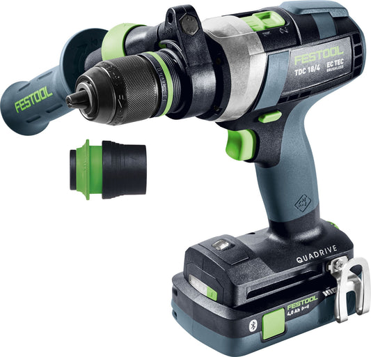 Festool TDC 18/4 5.0/4.0 I-Plus perceuse-visseuse sans fil QUADRIVE (577649)