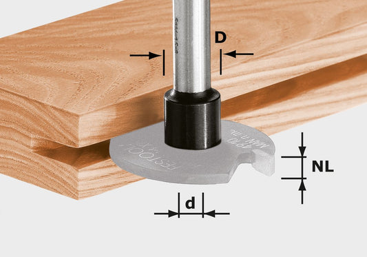 Festool S8 1,5-5 D14 Frässpindel ( 499805 ) für OF 1010, OF 1010 R, OFK 700, MFK 700