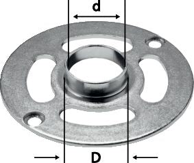 Bague de copie Festool KR-D 24/OF 1010 (486031) pour OF 900, OF 1000, OF 1010, OF 1010 R, KF