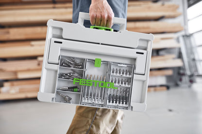 Festool BKS SYS3 D3-8 K CE/W Bohrerkassette ( 577395 ) für Festool Akku-Bohrschrauber und Akku-Schlagbohrschrauber mit FastFix Aufnahme und Werkzeugfutter WH-CE CENTROTEC