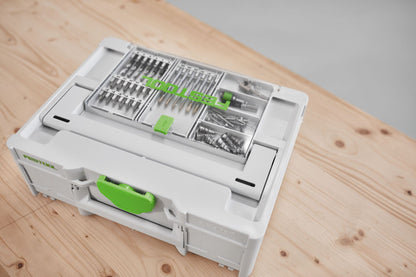 Festool BKS SYS3 D3-8 K CE/W Bohrerkassette ( 577395 ) für Festool Akku-Bohrschrauber und Akku-Schlagbohrschrauber mit FastFix Aufnahme und Werkzeugfutter WH-CE CENTROTEC