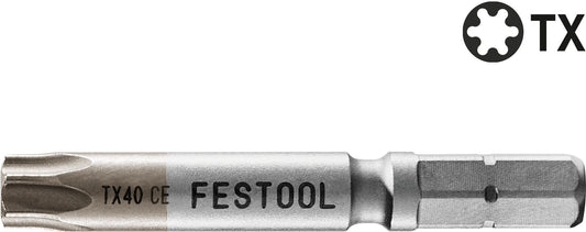 Festool TX 40-50 CENTRO/2 Bit (205083) pour perceuse-visseuse sans fil et perceuse à percussion sans fil Festool avec support FastFix et mandrin WH-CE CENTROTEC