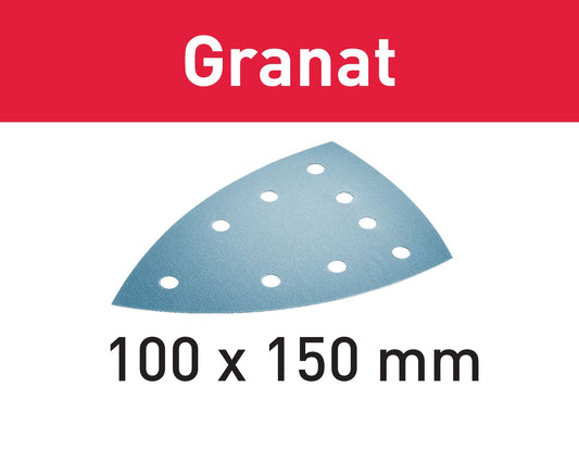 Festool STF DELTA/9 P100 GR/100 Schleifblatt Granat ( 577545 ) für DTS 400, DTSC 400, DS 400