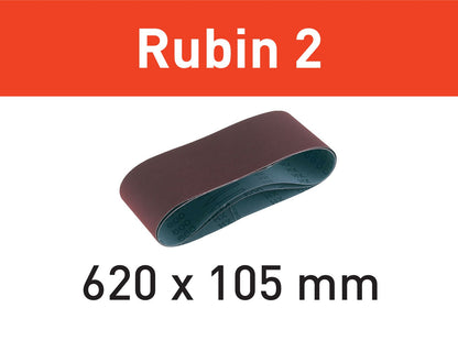 Festool L620X105-P100 RU2/10 Schleifband Rubin 2 ( 499152 ) für BS 105