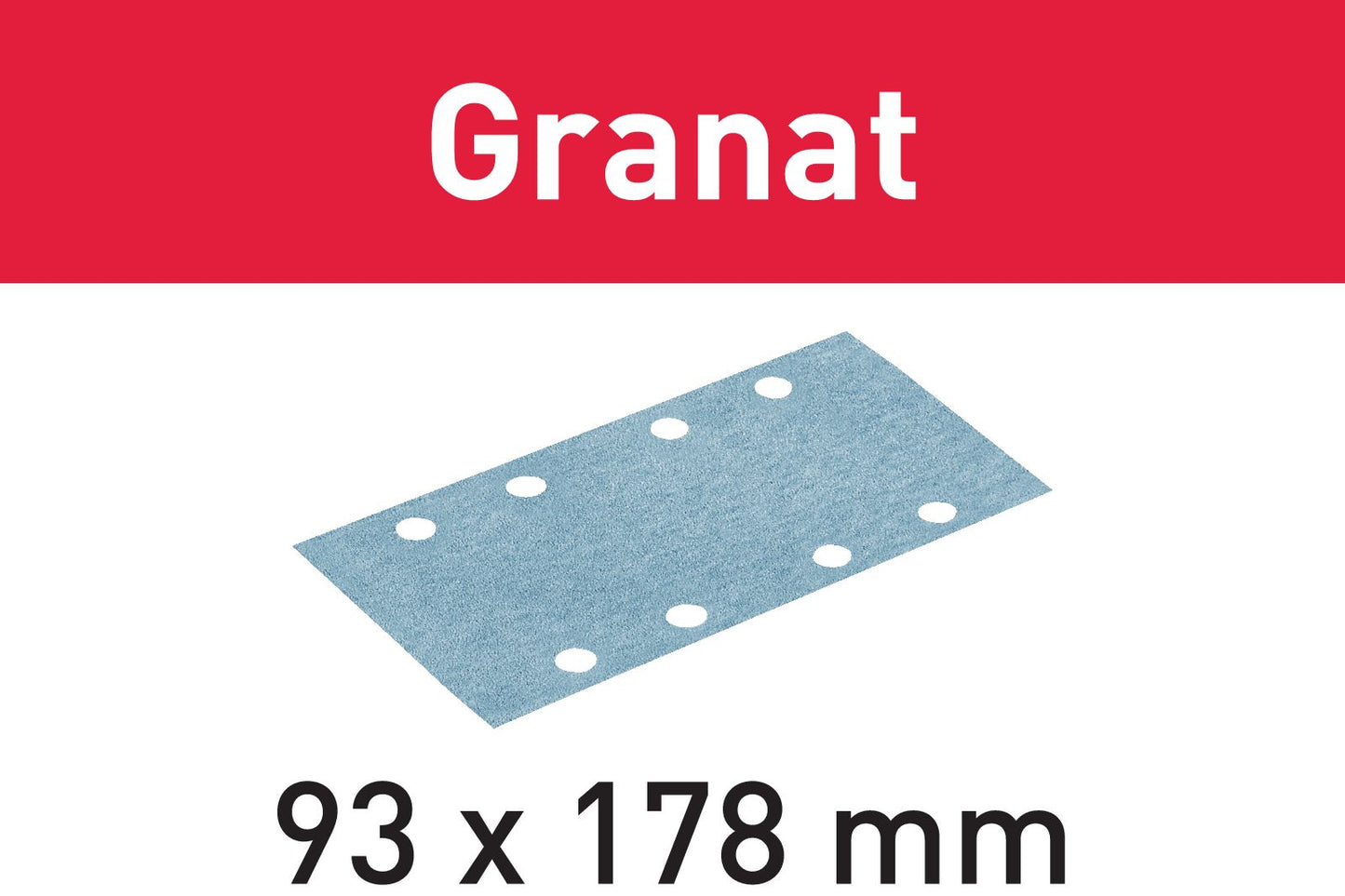 Festool STF 93X178 P100 GR/100 bandes abrasives grenat (499633) pour RS 300, RS 3, LRS 93