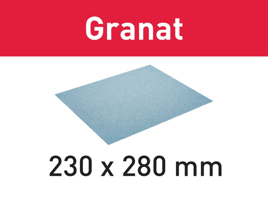 Festool 230x280 P180 GR/10 Schleifpapier Granat ( 201262 ) für Handschleifmittel