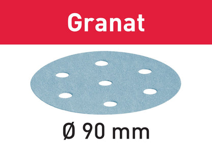 Festool STF D90/6 P320 GR/100 Schleifscheibe Granat ( 497372 ) für RO 90 DX