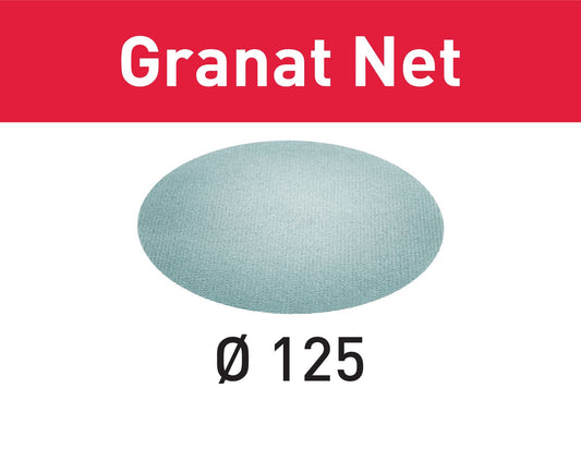 Festool STF D125 P400 GR NET/50 Filet abrasif grenat (203302) pour RO 125, ES 125, ETS 125, ETSC 125, ES-ETS 125, ES-ETSC 125, ETS EC 125, LEX 125