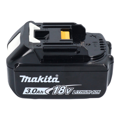 Makita DBO 380 F1 Ponceuse orbitale sur batterie 18 V 93 x 185 mm sans balais + 1x batterie 3,0 Ah - sans chargeur