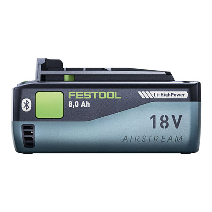 Festool Akku Set 2x BP 18 Li 8,0 HP-ASI Akku 18 V 8,0 Ah ( 2x 577323 ) 8000 mAh Li-ion mit Ladestandanzeige