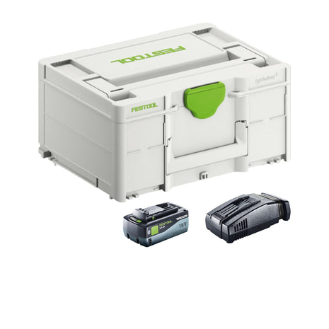 Kit d'énergie Festool SYS 18V 1x8.0/SCA16 1x batterie 18 V 8.0 Ah (577323) + chargeur (576953) + systainer